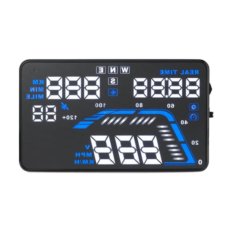 Q7 5.5 inch Car GPS HUD Vehicle-mounted Head Up Display Security System, Support Speed & Real Time & Altitude & Over Speed Alarm & Satellite Number, etc...