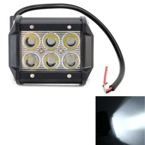 Lampada ingegneristica a condensatore a luce bianca CREE 6 LED da 18 W / Luce SUV IP67 impermeabile, CC 10-30 V, 6 LED