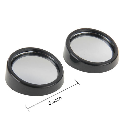 2 pièces SY-022 Specchio per veicolo per auto, punto cieco, retrovisore, piccolo specchio rotondo, diamètre : environ 5,6 cm., SY-022 (Noir)