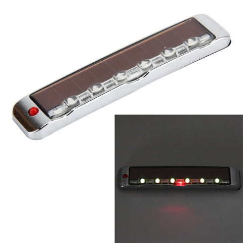 Lampe décorative anti-collision à LED solaire pour style automobile, lumière décorative anti-collision