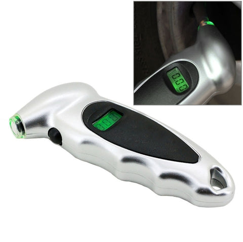 Manomètre numérique avec écran LCD de 1/4 de pouce avec lumière LED, intervalle de pression: 0-100 PSI, 1/4 pouce