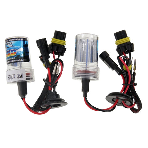 Lampada frontale impermeabile Super Vision DC12V 35W H11 allo xeno HID, temperatura colore: 8000K, confezione da 2, H11+35W 8000K