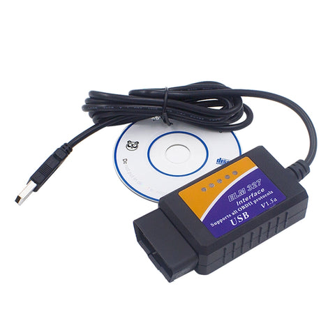 Outil de diagnostic automatique USB V1.4, interface OBDII ELM327, ELM327 V1.4