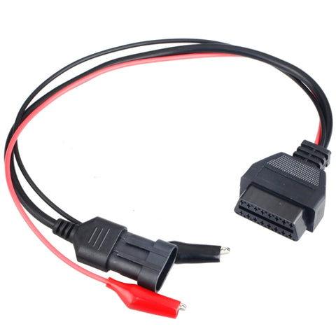 Cavo diagnostico OBDII de 3 x 3 broches à 16 broches pour Fiat, 3 x 3 broches à 16 broches