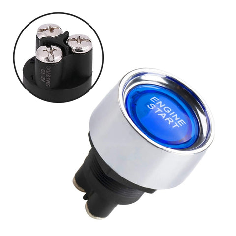 Interrupteur d'accrochage à la colonne avec lumière bleue pour le corse sportif, DC 12 V, DC 12 V (rouge)