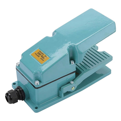 TFS-302 Interrupteur de pédale avec commande de pédale avec support en métal anti-scivolo AC 250 V 15 A, TFS-302