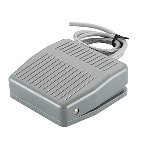 TFS-201 AC 250 V 10 A Pédale de puissance avec interrupteur à pédale en plastique pour énergie électrique, longueur de courant : 1 m, TFS-201 1 m