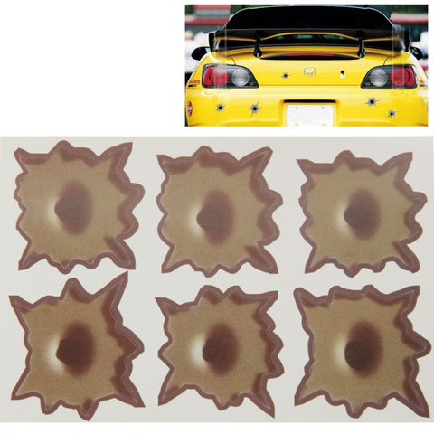 6 adhésifs antigraffio pour décoration pour produits de voiture 3M, dimensions: 4 cm x 4 cm, effet exagéré7