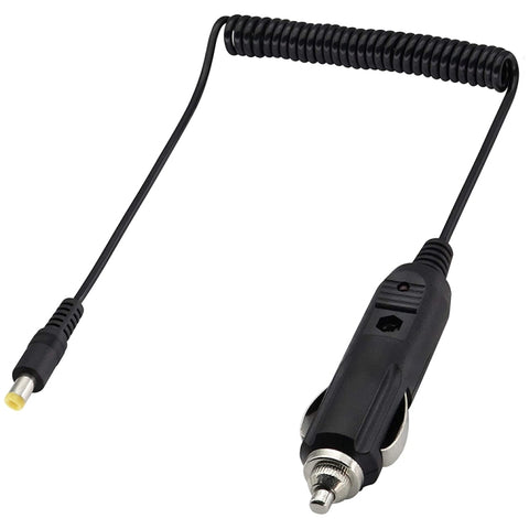 Caricatore per auto con cavo a spirale e spina adattatore di alimentazione per auto 2A 4,0 x 1,7 mm, lunghezza: 40-140 cm, 4.0 x 1.7mm