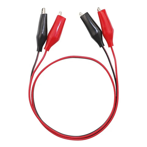 Cavo con clip per sonda a coccodrillo a doppia estremità, longhezza: 75 cm, 75cm