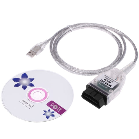 Appareils de diagnostic de diagnostic Mini VCI J2534 pour scanner d'instruments Toyota TIS Tech Stream OBD OBDII, J2534