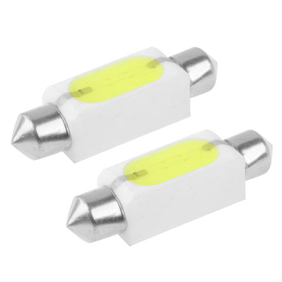 Lampe de signalisation pour voiture à LED en céramique blanche de 41 mm 1,5 W, CC 12 V (coppia)