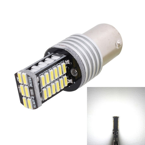 2 pièces 1156/BA15S 6W 30SMD 4014 900LM Luce bianca 6500K décodeur LED Luce freno/sterzo pour voiture, 1156/BA15S 6W