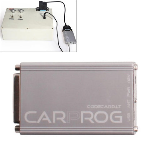 Carprog V10.03 Outil de réparation automatique avec puce ECU complet avec 21 adaptateurs pour réparation d'autoradio/contachilomètres/cruscotti/immobilisation, outil de réparation automobile