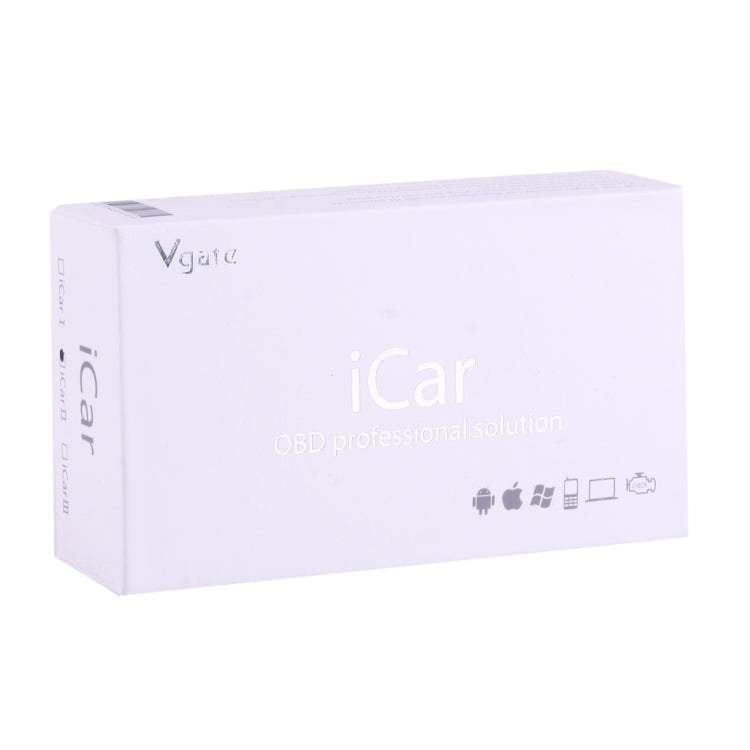 Vgate iCar II Super Mini ELM327 OBDII Bluetooth V3.0 Car Scanner Tool, Support Android OS, Support All OBDII Protocols, Bluetooth V3.0 Orange + Black