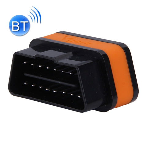 Strumento scanner per auto Vgate iCar II Super Mini ELM327 OBDII Bluetooth V3.0, supporta sistema operativo Android, supporta tutti i protocolli OBDII, Bluetooth V3.0 Black, Bluetooth V3.0 Orange + Black