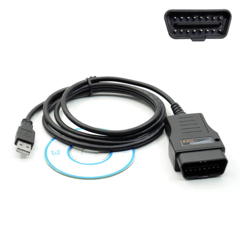 Cavo interface de diagnostic USB HDS 16 broches OBDII pour Honda, 16 broches