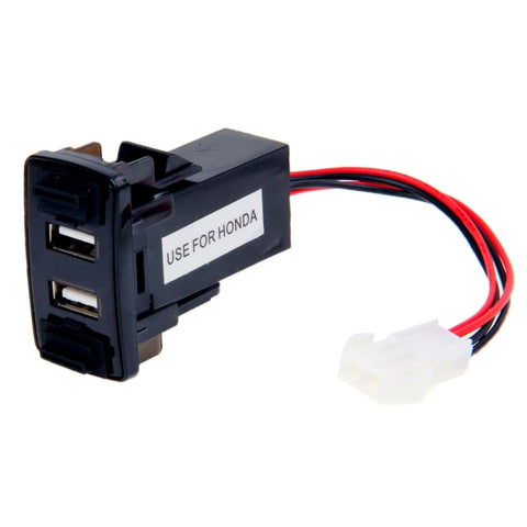 Adaptateur chargeur de voiture USB pour smartphone 001 3.3A 2 ports pour iPhone 6 / iPad Air, compatible avec HONDA, 001