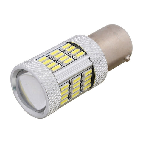 2 pièces 1156 10W 540LM Luce bianca 54 LED 4014 SMD Lampadina pour luce freno auto, DC 12V, 1156