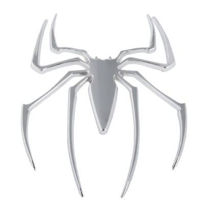 Distintivi cromati en style ragno en métallo, Spider
