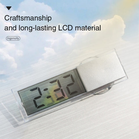 K-033 Orologio automatique LCD avec ventosa, Horloge