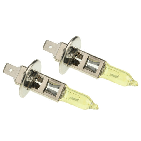 2 lampes halogènes H1 HOD 12V 100W 2400 LM 3500K fari a luce jaune, H1