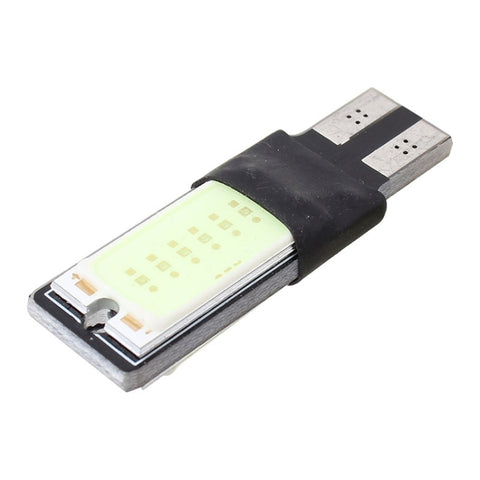 2 PZ T10 6W 180LM Lampe de lecture pour erreur de voiture à double face avec décodage LED 2 COB Canbus, DC 12V, 2 LED COB
