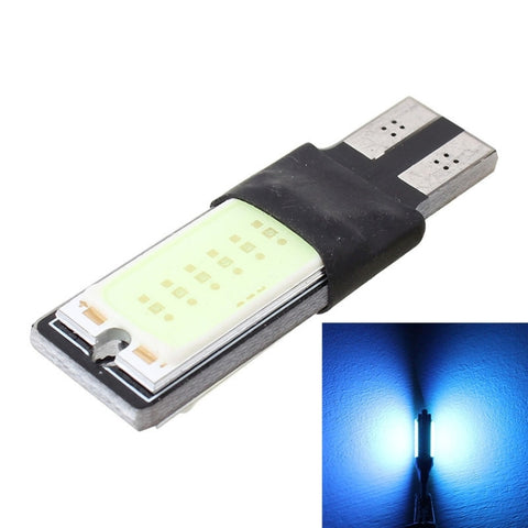 2 PZ T10 6W 180LM Lampe de lecture pour erreur de voiture à double face avec décodage LED 2 COB Canbus, DC 12V, 2 LED COB