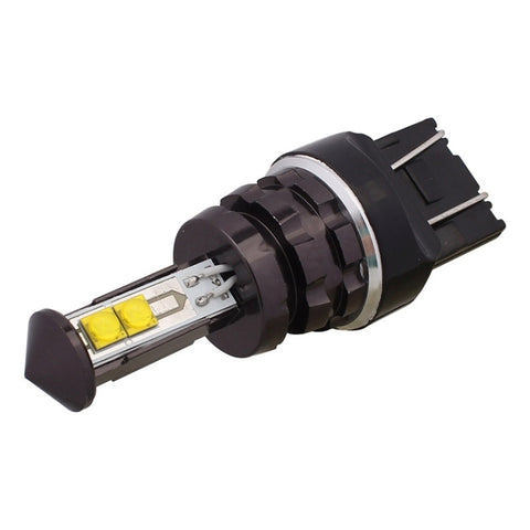 T20 7443 20W 800LM Luce bianca 4 CREE XT-E LED Luce freno per auto Lampadina per luce di marcia diurne, DC 12-24V, 7443