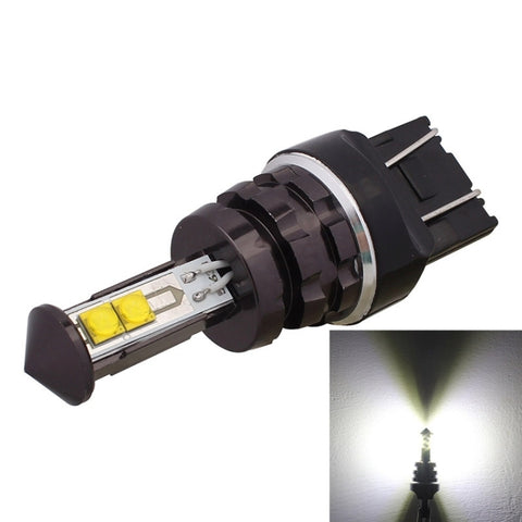 T20 7443 20W 800LM Luce bianca 4 CREE XT-E LED Luce freno per auto Lampadina per luce di marcia diurne, DC 12-24V, 7443