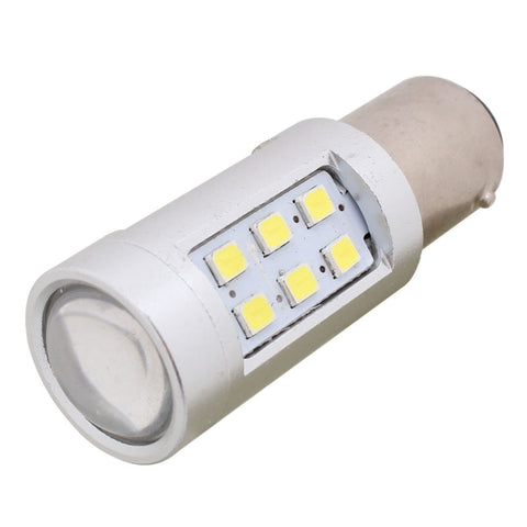 2 pièces 1157/BAY15D 4.2W 630LM lumière blanche 21 LED 2835 SMD lampe pour lumière de frein automatique, DC 12V, 1157