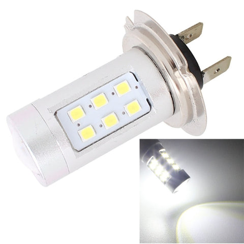 2 PZ H7 4.2W 630LM Luce bianca 21 LED 2835 SMD Lampe pour pare-chocs avant de voiture, DC 12V, H7
