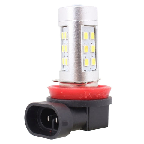 2 PZ H11 4.2W 630LM Luce bianca 21 LED 2835 SMD Lampe pour pare-chocs avant de voiture, DC 12V, H11