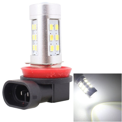 2 PZ H11 4.2W 630LM Luce bianca 21 LED 2835 SMD Lampe pour pare-chocs avant de voiture, DC 12V, H11