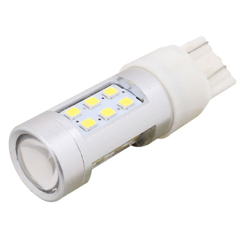 2 PZ T20 4.2W 630LM Luce Bianca Doppi Fili 21 LED 2835 SMD Luce Freno Auto Lampadina Luce di Marcia Diurna, DC 12V, T20 double fils