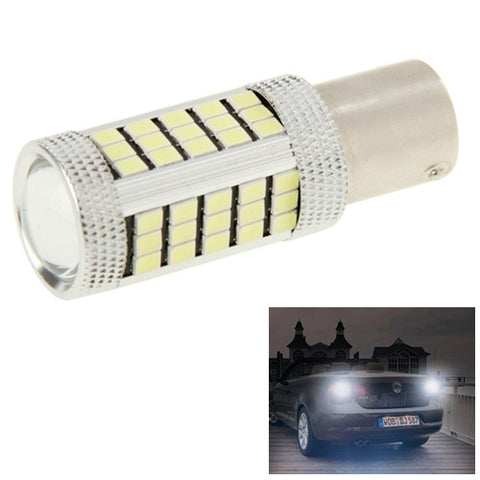2 pièces 1156/BA15S 3W blanc 66 LED SMD 2835 lumière de frein pour véhicule, DC 12V, 1156