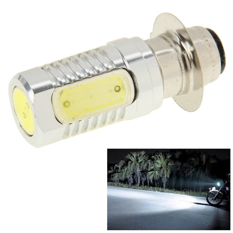BA15D 10W Blanc 300LM 4 LED COB Lumière d'arrêt pour voiture Frein antérieur Indicateur de direction postérieure pour moto/véhicule, DC 12V, 10W 300LM