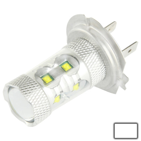 Fendinebbia H7 60W blanc 12 LED CREE pour véhicule, DC 12-30V, H7
