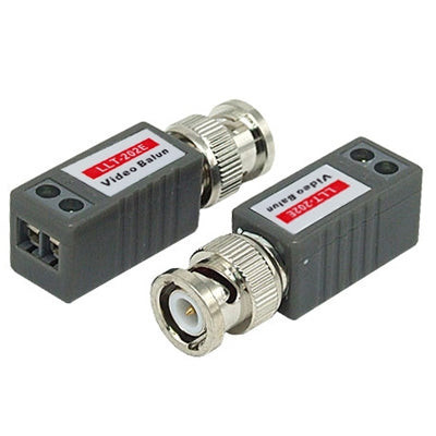 2 câbles vidéo passifs Balun UTP BNC Cat5 à 1 canal, X202E