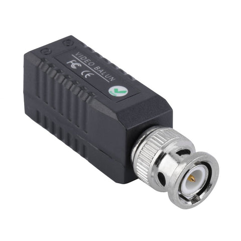 Ricetrasmettitore balun video passivo a canale singolo BNC twistato CCTV de 2 pezzi, 203A