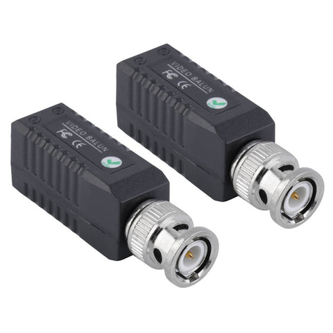 Ricetrasmettitore balun video passivo a canale singolo BNC twistato CCTV de 2 pezzi, 203A