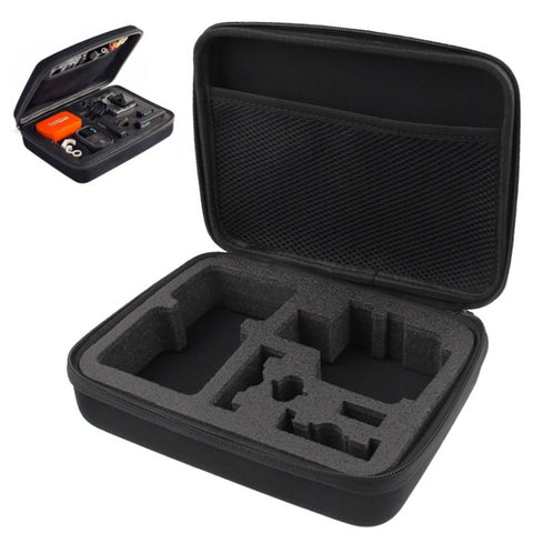 Custodia portatile in EVA impermeabile antiurto per GoPro Hero11 Black / HERO10 Black / HERO9 Black / HERO8 Black / HERO7 /6 /5 /5 Session /4 Session /4 /3+ /3 /2 /1, DJI Osmo Action e altre action cam,Dimensioni: 22,5 cm x 17,5 cm x 6,7 cm