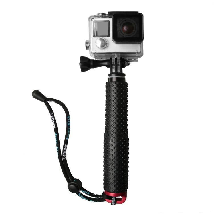 Handheld 49cm Extendable Pole Monopod with Screw for DJI, Insta360, GoPro and Other Action Cameras, Max Length: 49cm(Red), Max Length: 49cm(Blue)       ...