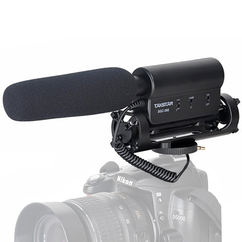 TAKSTAR SGC-598 Micro dédié aux entretiens photographiques professionnels pour caméra vidéo DSLR et DV