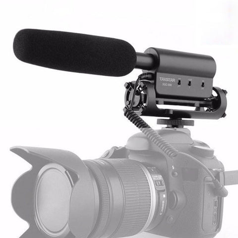 SGC-598 Micro pour enregistrement à condensateur Micro dédié aux entretiens photographiques professionnels pour caméra vidéo DSLR et DV