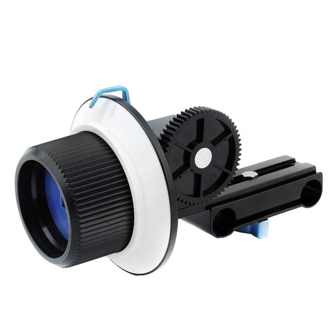 YELANGU YLG0103A F1 Versione aggiornata Follow Focus con cinghia ad anello dentato regolabile per Canon / Nikon / Videocamere / Fotocamere DSLR, YLG0103A