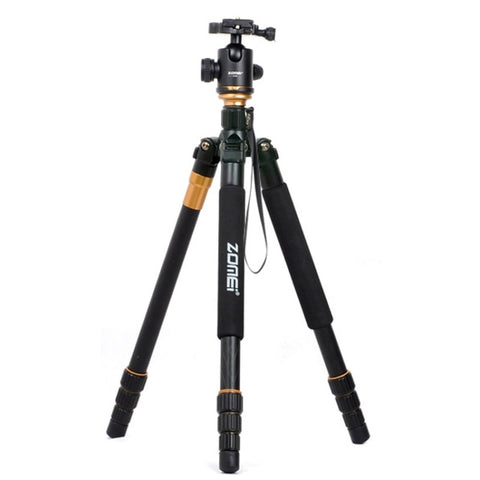 ZOMEI Z688 Monopiede treppiede portatile da viaggio professionale in lega di magnesio con testa a sfera per fotocamera digitale, Z688