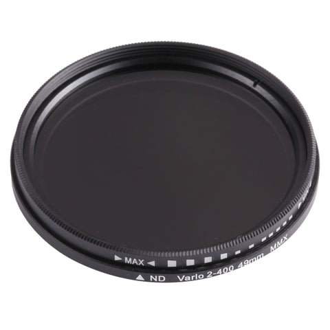 Filtro variabile regolabile a densità neutra con fader ND da 49 mm, filtro da ND 2 a ND 400, 49mm