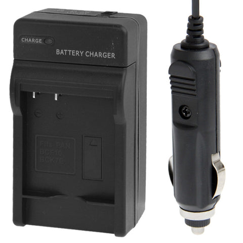 Caricabatteria da auto per batteria per fotocamera digitale per Panasonic BCF10 / BCK7E, BCF10