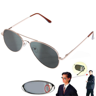 Occhiali da sole riflettenti UV con custodia protettiva